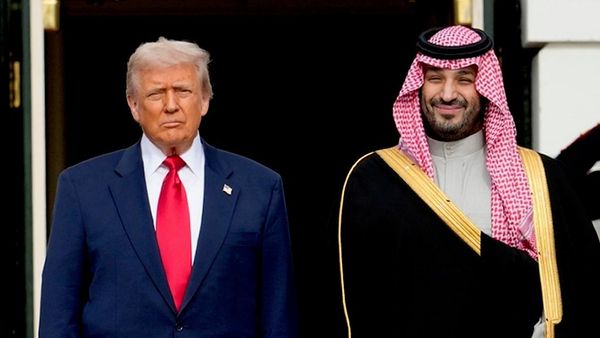 El presidente de Estados Unidos, Donald Trump, y el príncipe heredero de Arabia Saudita, Mohamed bin Salmán - Sputnik Mundo