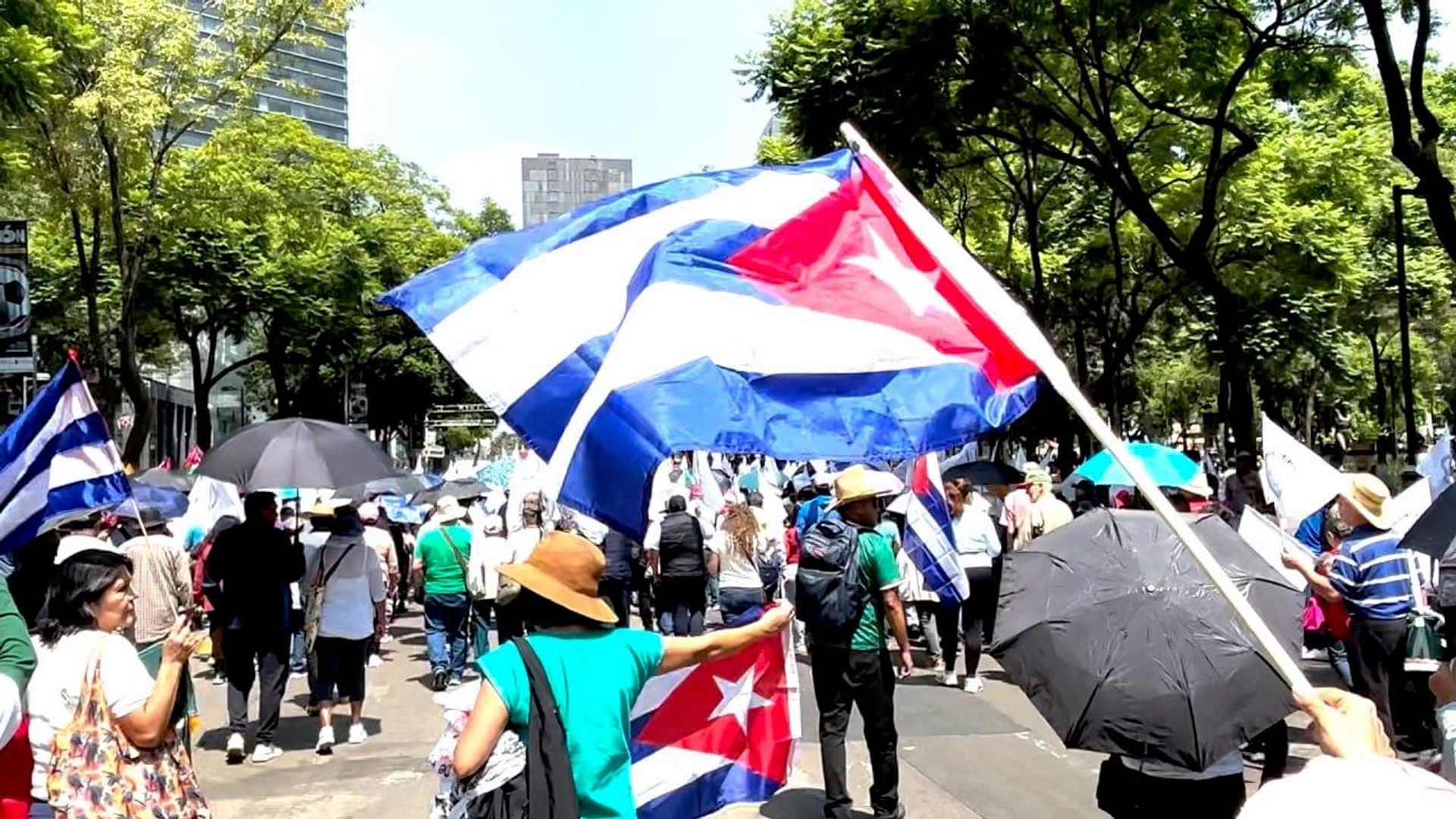 Marcha en respaldo a Cuba en el centro de México Marcha en respaldo a Cuba en el centro de México - Sputnik Mundo, 1920, 26.07.2026