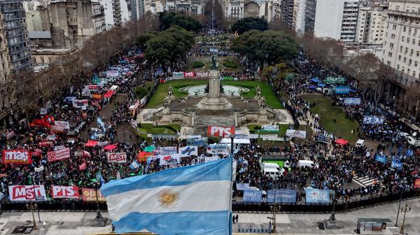Protesta en Buenos Aires, Argentina - Sputnik Mundo