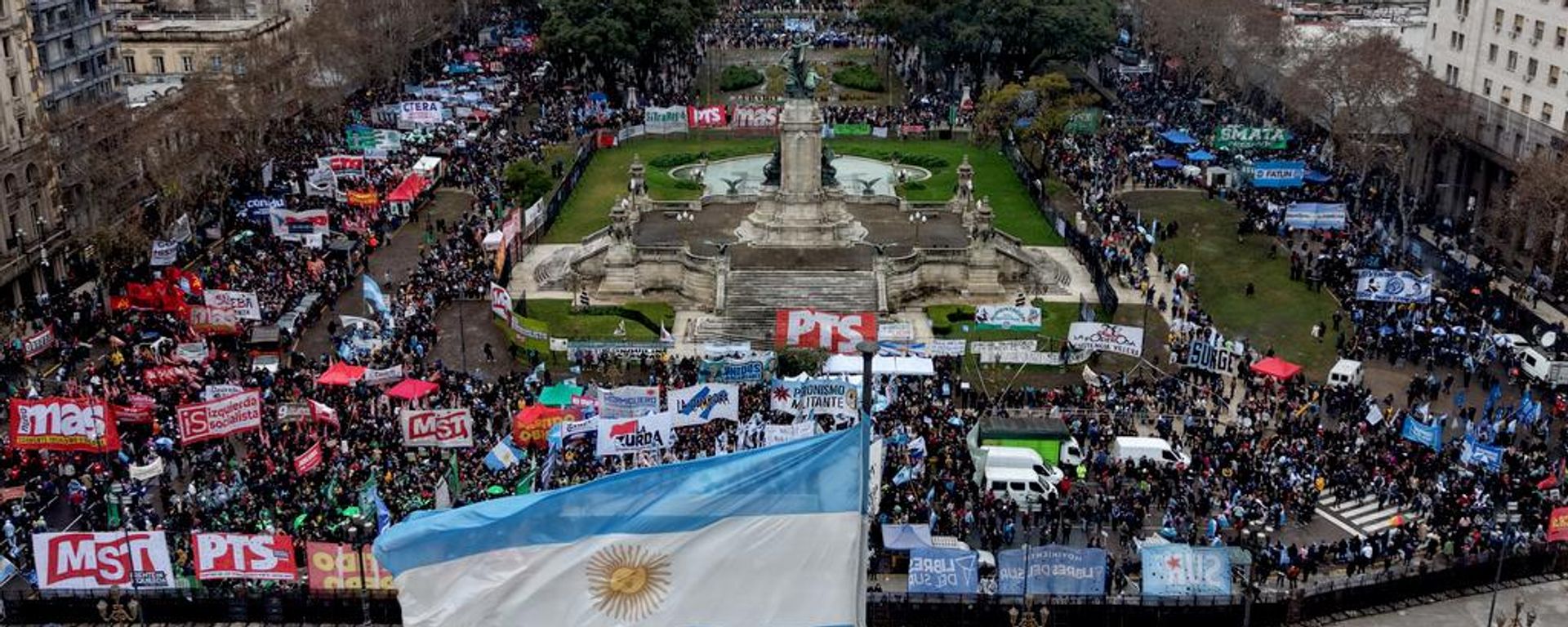 Protesta en Buenos Aires, Argentina - Sputnik Mundo, 1920, 07.08.2026