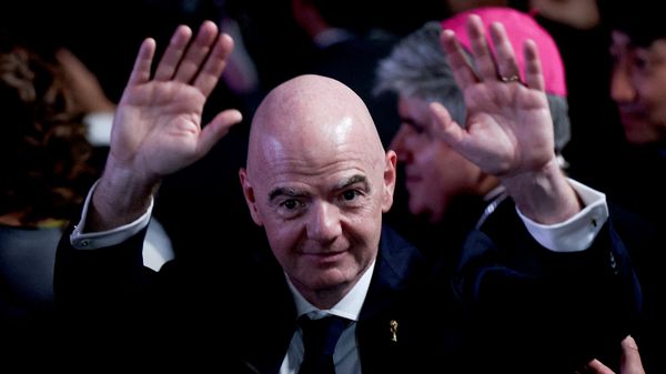 Gianni Infantino, presidente de la FIFA, asiste a la toma de posesión del presidente de Colombia, en Cali, Colombia, el 7 de agosto de 2026  - Sputnik Mundo