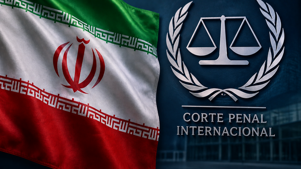 Irán ve en las retiradas de la CPI una señal del deterioro de la confianza global (imagen creada por IA) - Sputnik Mundo