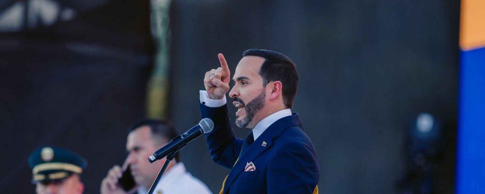 El presidente de Colombia, Abelardo de la Espriella, durante su discurso de asunción el 7 de agosto de 2026 - Sputnik Mundo, 1920, 11.08.2026