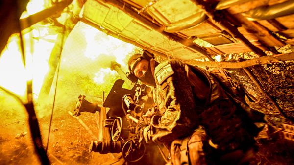 Soldado ruso en la zona de la operacion militar especial  - Sputnik Mundo