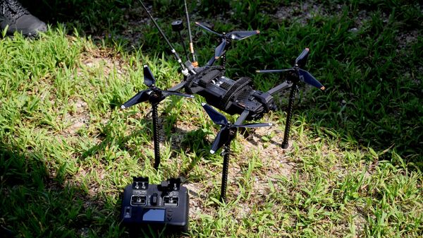Dron operado por la Marina de EEUU. - Sputnik Mundo