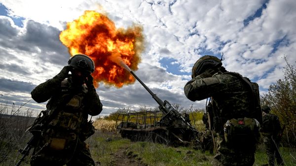 Soldados rusos en la zona de la operación militar especial - Sputnik Mundo