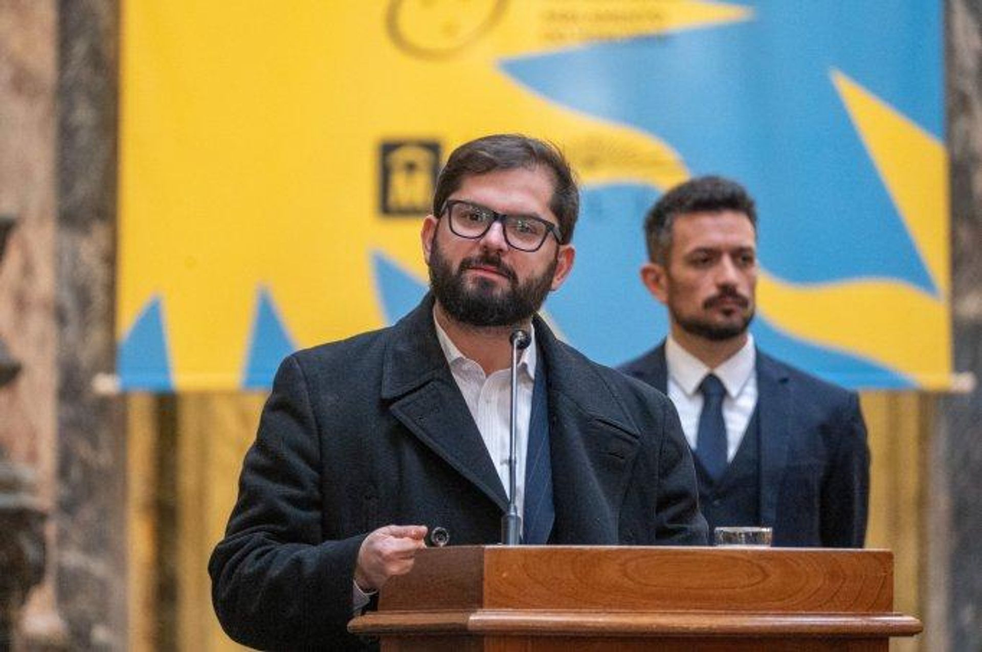 El expresidente de Chile, Gabriel Boric, durante su discurso en el tercer Congreso Panamericano en Montevideo en agosto de 2026 - Sputnik Mundo, 1920, 21.08.2026