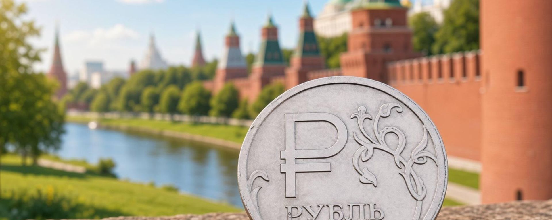 El rublo ruso con el Kremlin de Moscú de fondo - Sputnik Mundo, 1920, 25.08.2026