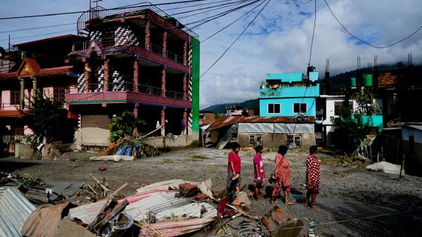 Consecuencias de la riada en Nepal - Sputnik Mundo