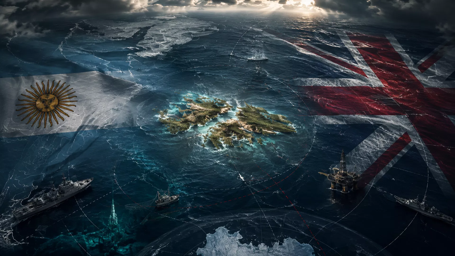 Disputa territorial por las islas Malvinas entre Argentina y el Reino Unido (imagen referencial) - Sputnik Mundo, 1920, 27.09.2026