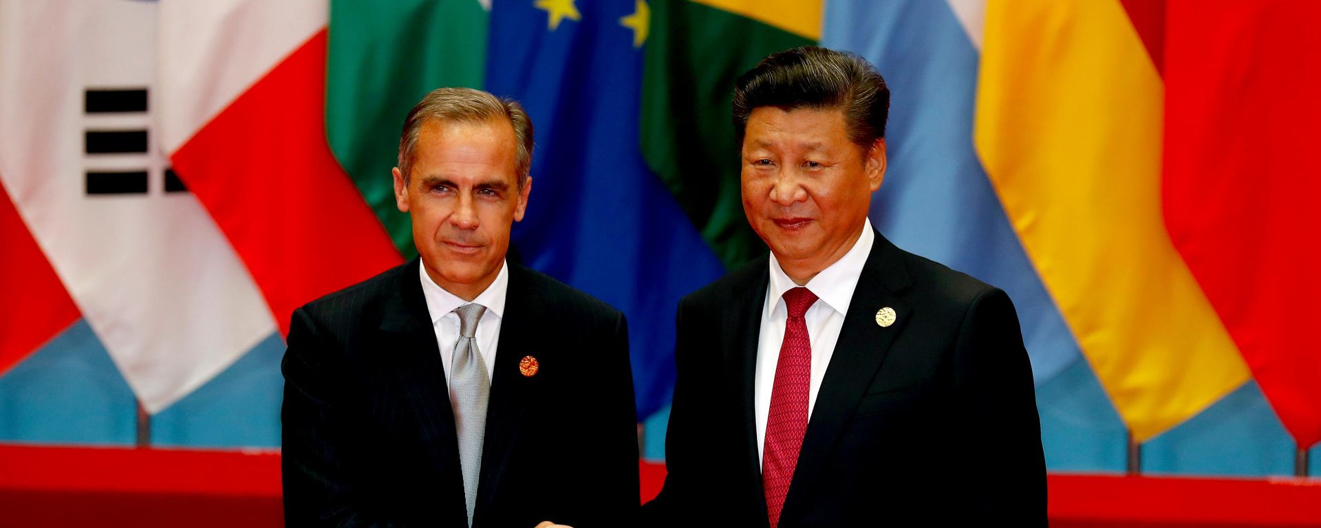 Mark Carney, premier de Canadá, y Xi Jinping, presidente de China - Sputnik Mundo, 1920, 05.09.2026