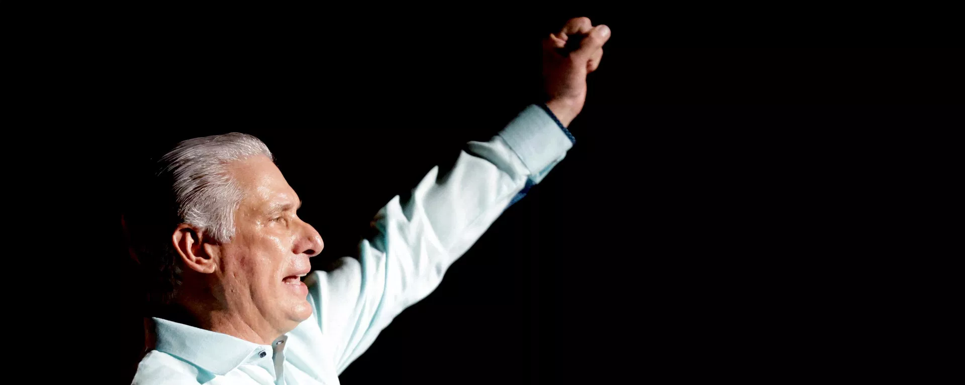 Miguel Díaz-Canel, presidente cubano, pronuncia un discurso durante un acto político y cultural en homenaje al fallecido presidente cubano Fidel Castro, en La Habana, Cuba, el 13 de agosto de 2026 Miguel Díaz-Canel, presidente cubano, pronuncia un discurso durante un acto político y cultural en homenaje al fallecido presidente cubano Fidel Castro, en La Habana, Cuba, el 13 de agosto de 2026 - Sputnik Mundo, 1920, 11.09.2026