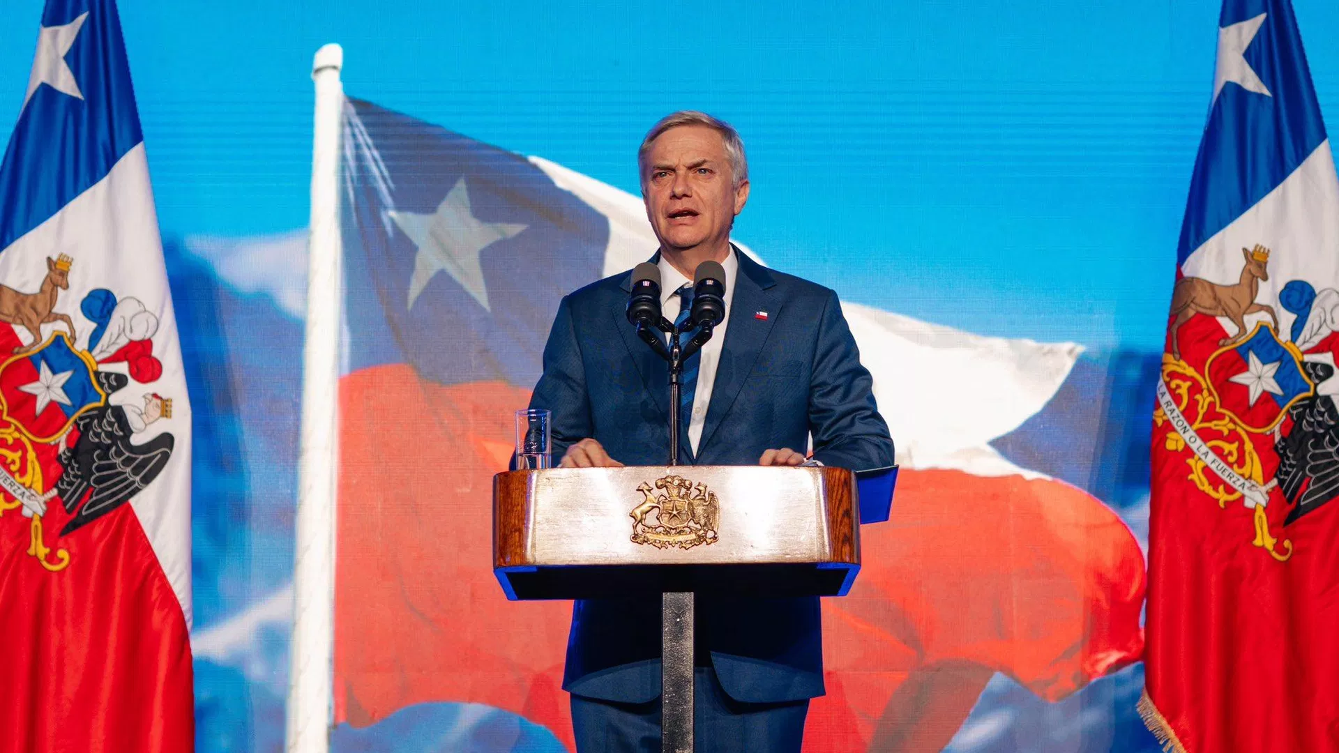 El presidente de Chile, José Antonio Kast, durante una conferencia en agosto de 2026 El presidente de Chile, José Antonio Kast, durante una conferencia en agosto de 2026 - Sputnik Mundo, 1920, 12.09.2026