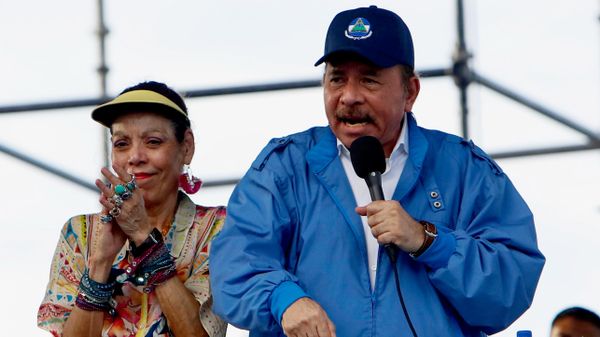 Rosario Murillo y Daniel Ortega, copresidentes de Nicaragua - Sputnik Mundo