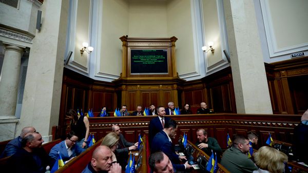 Parlamentarios ucranianos en la Rada Suprema  - Sputnik Mundo