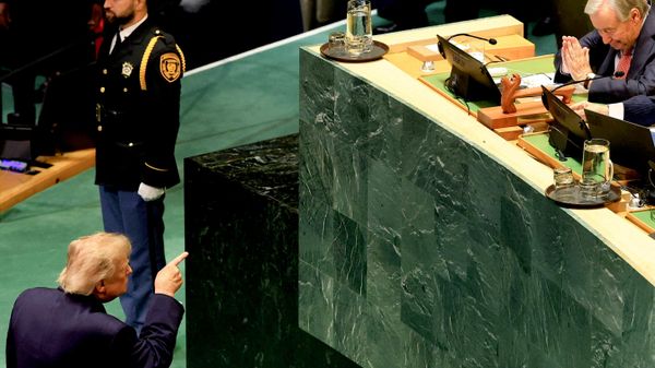 El presidente de EEUU, Donald Trump, en el 81.º período de sesiones de la Asamblea General de la ONU. - Sputnik Mundo