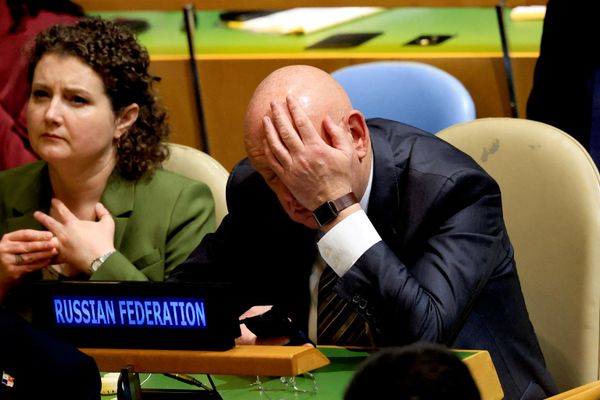 El representante ruso ante la ONU, Vasili Nebenzia. - Sputnik Mundo