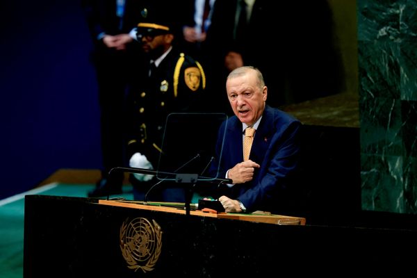 Durante su intervención, el presidente de Turquía, Recep Tayyip Erdogan, llamó a cambiar el sistema internacional actual y afirmó que es necesario hacerlo más justo, humano y eficaz. - Sputnik Mundo