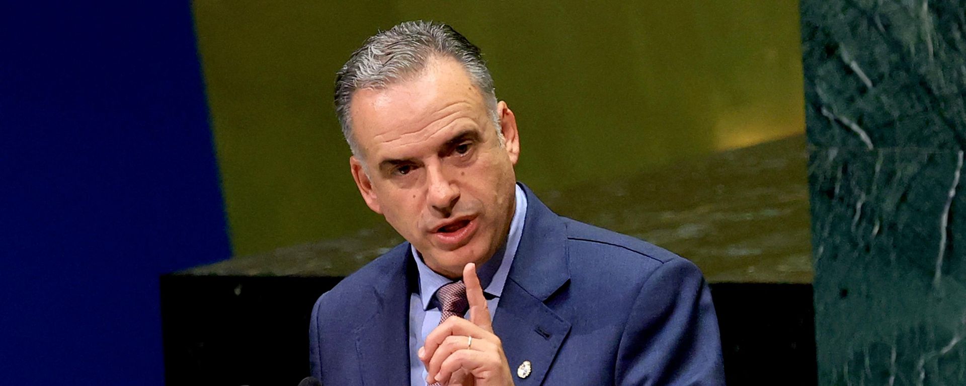 Yamandú Orsi, presidente de Uruguay, interviene ante la 81.ª Asamblea General de la ONU en la sede de la ONU en la ciudad de Nueva York, EEUU, el 24 de septiembre de 2026 - Sputnik Mundo, 1920, 24.09.2026