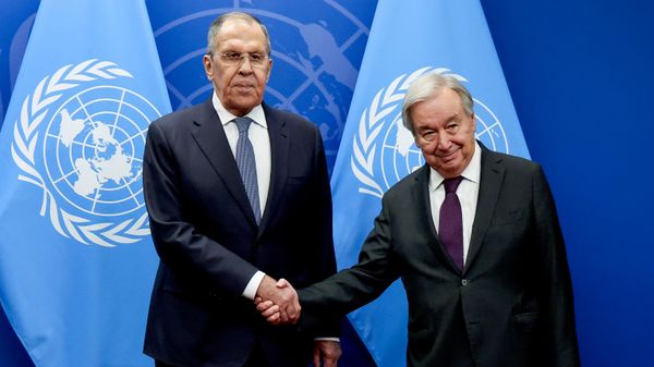 El canciller ruso, Serguéi Lavrov, y el secretario general de la ONU, Antonio Guterres El canciller ruso, Serguéi Lavrov, y el secretario general de la ONU, Antonio Guterres - Sputnik Mundo