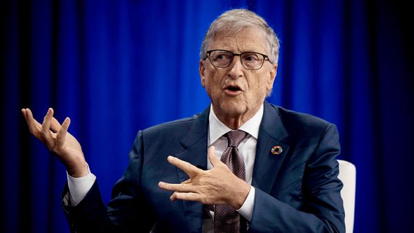  Bill Gates, cofundador de Microsoft, interviene durante la Iniciativa Global Clinton el 24 de septiembre de 2024 en Nueva York  - Sputnik Mundo