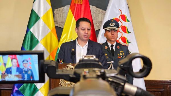 Edmand Lara, vicepresidente de Bolivia (izquierda). - Sputnik Mundo