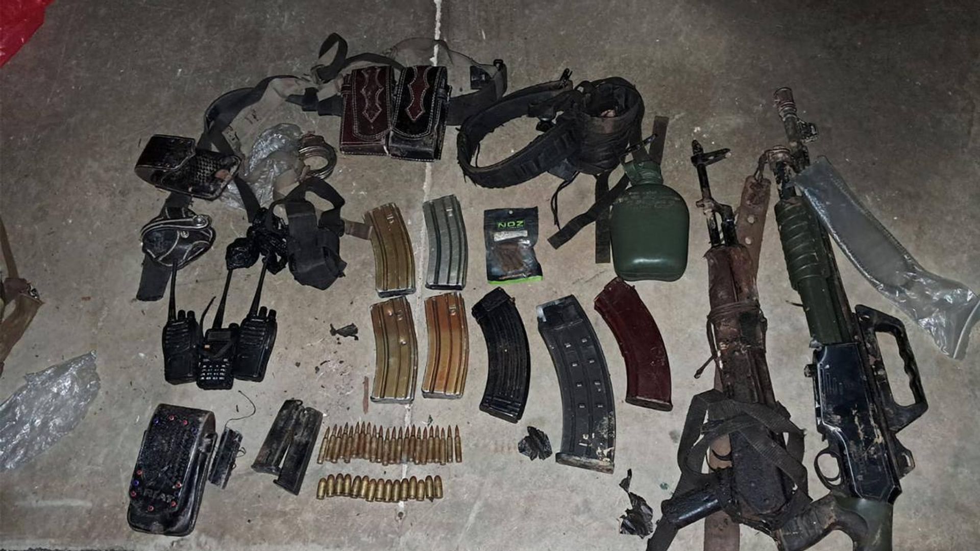 Armas incautadas durante la operación - Sputnik Mundo, 1920, 10.10.2026