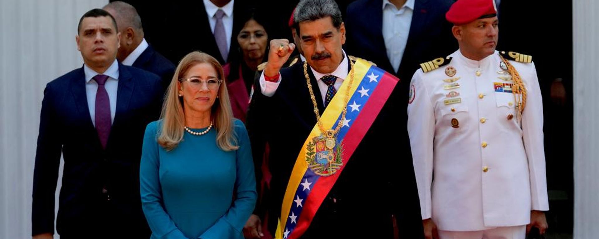 El presidente venezolano Nicolás Maduro y su esposa Cilia Flores - Sputnik Mundo, 1920, 12.10.2026
