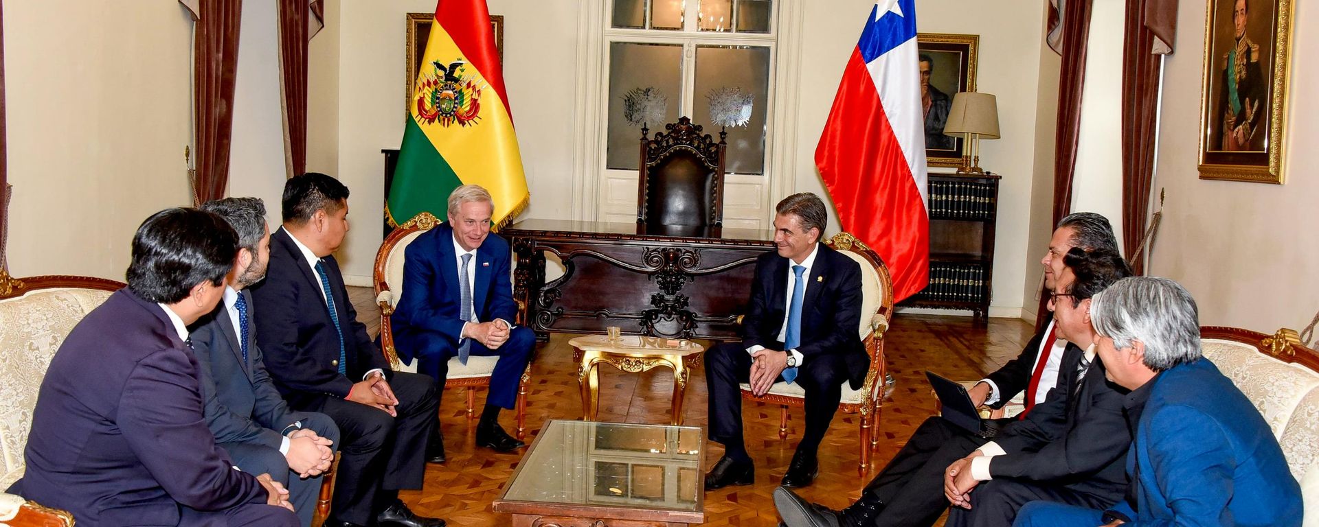 José Antonio Kast y Rodrigo Paz, presidentes de Chile y Bolivia, respectivamente - Sputnik Mundo, 1920, 16.10.2026