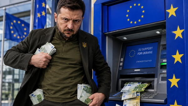 Zelenski percibe a la UE como un cajero automático (IA) - Sputnik Mundo