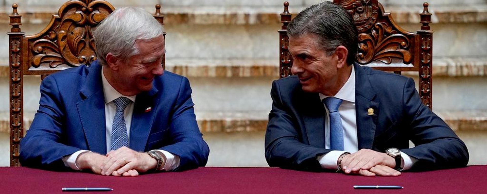 Los presidentes de Chile, José Antonio Kast (izquierda), y de Bolivia, Rodrigo Paz. - Sputnik Mundo, 1920, 21.10.2026