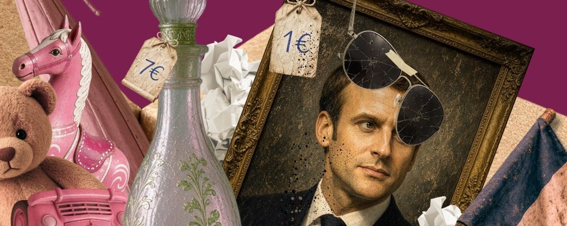 El retrato de Macron está a la venta - Sputnik Mundo, 1920, 21.10.2026