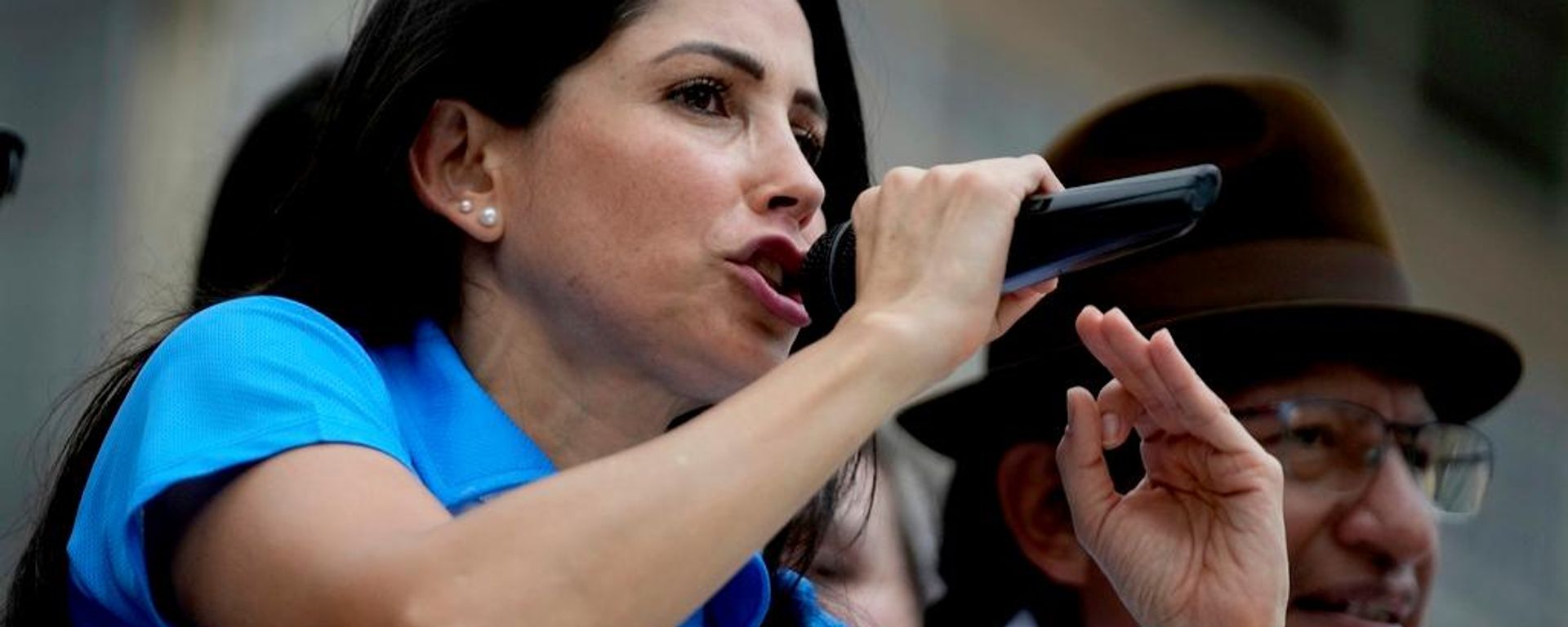 La excandidata presidencial ecuatoriana en 2023 y 2025 Luisa González - Sputnik Mundo, 1920, 22.10.2026
