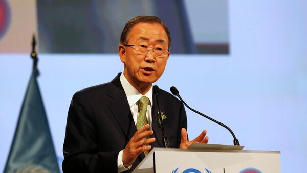 Ban Ki-moon, secretario general de la ONU - Sputnik Mundo