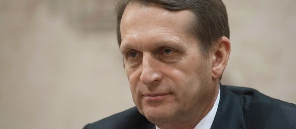 Serguéi Narishkin, presidente de la Duma de Rusia Serguéi Narishkin, presidente de la Duma de Rusia - Sputnik Mundo