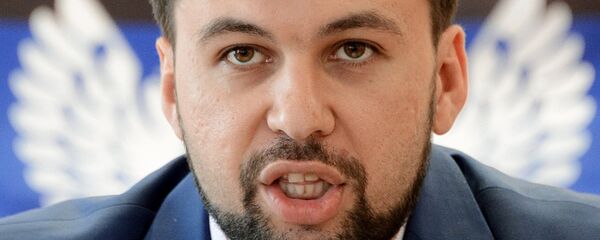 Denís Pushilin, representante de la República Popular de Donetsk - Sputnik Mundo