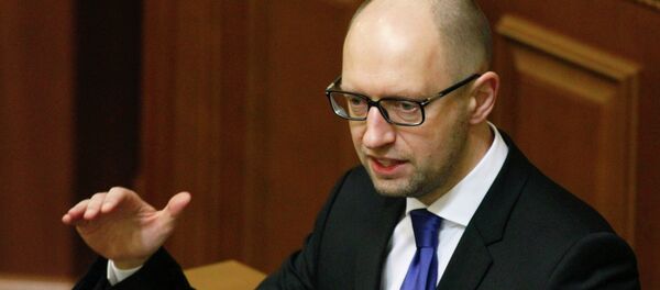 Arseni Yatseniuk, primer ministro de Ucrania - Sputnik Mundo
