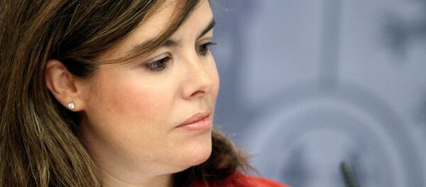 Soraya Sáenz de Santamaría, vicepresidenta del Gobierno de España - Sputnik Mundo