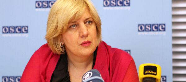 Dunja Mijatovic, representante de la OSCE para la Libertad de Prensa Dunja Mijatovic, representante de la OSCE para la Libertad de Prensa - Sputnik Mundo