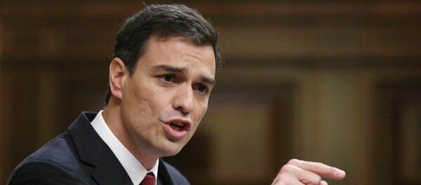 Pedro Sánchez, el secretario general de los socialistas del PSOE - Sputnik Mundo