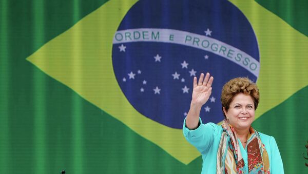 Dilma Rousseff, presidente de Brasil - Sputnik Mundo