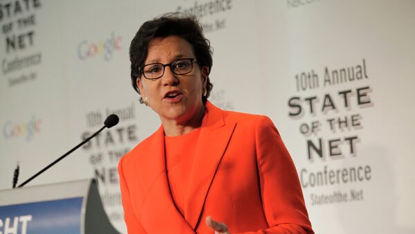 Penny Pritzker, secretaria de Comercio de EEUU - Sputnik Mundo