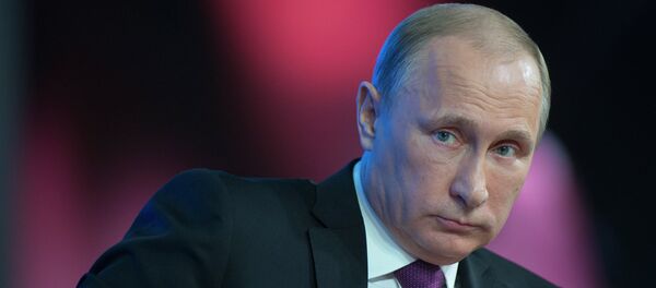 Vladímir Putin, celebró una rueda de prensa anual durante la cual declaró que Rusia está dispuesta a recibir en Moscú a cualquier representante del Gobierno georgiano - Sputnik Mundo