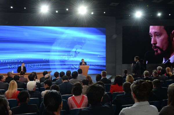 Rueda de prensa anual de Vladímir Putin - Sputnik Mundo