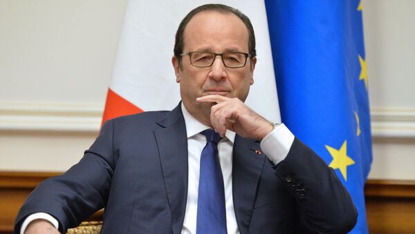 François Hollande, presidente de Francia - Sputnik Mundo