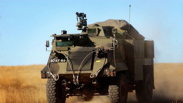 Vehículo blindado ligero Saxon - Sputnik Mundo