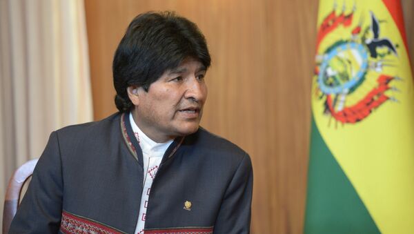 Evo Morales, presidente de Bolivia - Sputnik Mundo