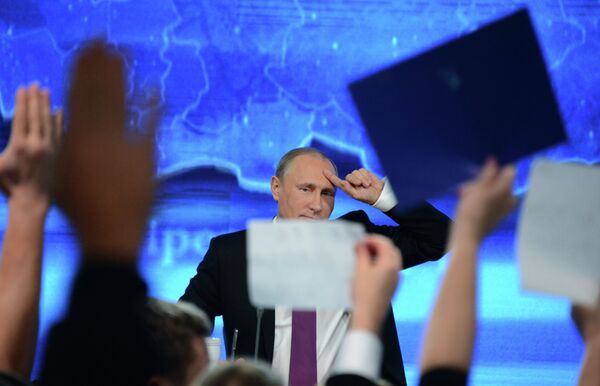 Rueda de prensa anual de Vladímir Putin - Sputnik Mundo