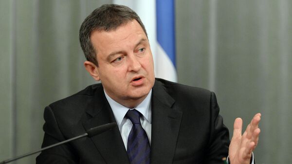 Ivica Dacic, el primer ministro adjunto y titular de Exteriores de Serbia - Sputnik Mundo