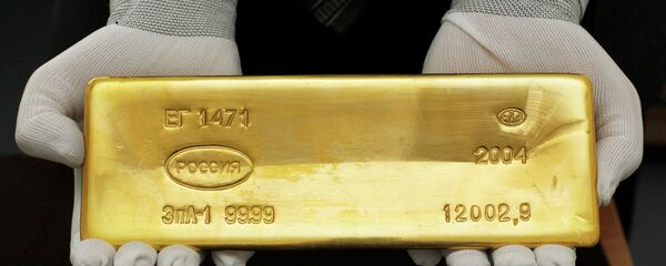 Lingote de oro - Sputnik Mundo